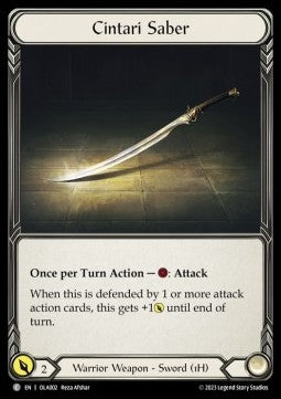 Cintari Saber (Regular) - Heavy Hitters - Olympia Blitz Deck (Common) [OLA-002]