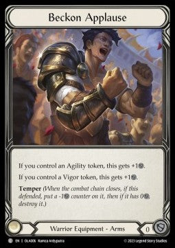 Beckon Applause (Regular) - Heavy Hitters - Olympia Blitz Deck (Common) [OLA-006]