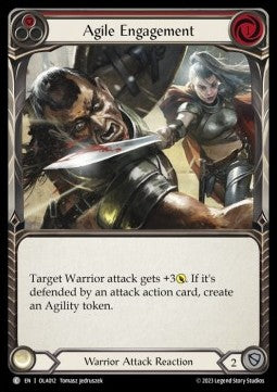 Agile Engagement (Red) (Regular) - Heavy Hitters - Olympia Blitz Deck (Common) [OLA-012]