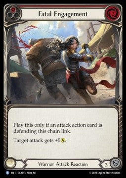 Fatal Engagement (Red) (Regular) - Heavy Hitters - Olympia Blitz Deck (Rare) [OLA-013]