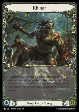 Rhinar (Rainbow Foil) - Heavy Hitters - Rhinar Blitz Deck (Rare) [RNR2-001]