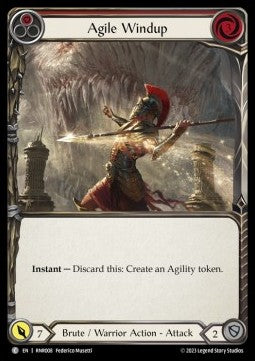 Agile Windup (Red) (Regular) - Heavy Hitters - Rhinar Blitz Deck (Common) [RNR2-008]