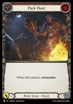 Pack Hunt (Red) (Regular) - Heavy Hitters - Rhinar Blitz Deck (Common) [RNR2-013]