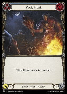 Pack Hunt (Blue) (Regular) - Heavy Hitters - Rhinar Blitz Deck (Common) [RNR2-022]