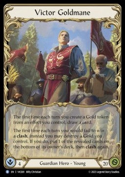 Victor Goldmane (Rainbow Foil) - Heavy Hitters - Victor Blitz Deck (Rare) [VIC-001]