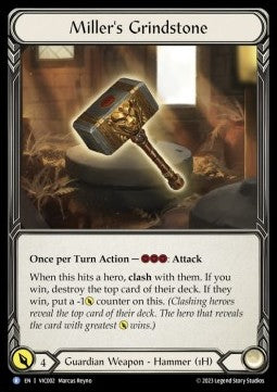 Miller's Grindstone (Regular) - Heavy Hitters - Victor Blitz Deck (Rare) [VIC-002]
