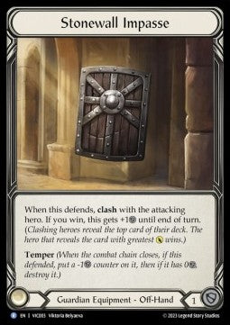 Stonewall Impasse (Regular) - Heavy Hitters - Victor Blitz Deck (Rare) [VIC-003]
