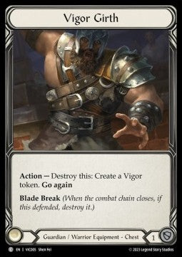 Vigor Girth (Regular) - Heavy Hitters - Victor Blitz Deck (Common) [VIC-005]