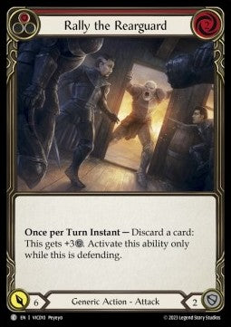 Rally the Rearguard (Red) (Regular) - Heavy Hitters - Victor Blitz Deck (Common) [VIC-010]