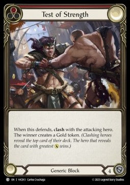 Test of Strength (Regular) - Heavy Hitters - Victor Blitz Deck (Common) [VIC-013]