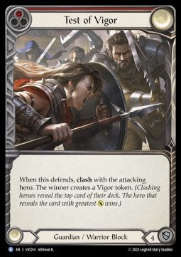 Test of Vigor (Regular) - Heavy Hitters - Victor Blitz Deck (Rare) [VIC-014]