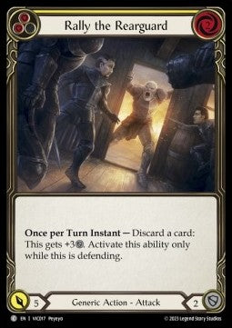Rally the Rearguard (Yellow) (Regular) - Heavy Hitters - Victor Blitz Deck (Common) [VIC-017]