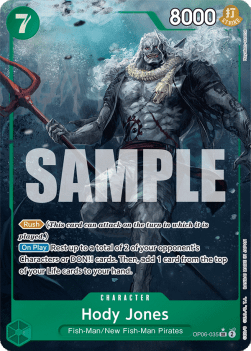 Hody Jones (OP06-035) (V.2) - Wings of the Captain (Alternate Art) [OP06-035]