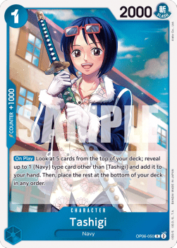 Tashigi (OP06-050) (V.1) - Wings of the Captain (Rare) [OP06-050]