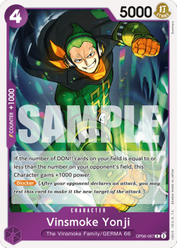 Vinsmoke Yonji (OP06-067) - Wings of the Captain (Rare) [OP06-067]