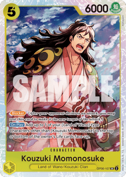 Kouzuki Momonosuke (OP06-107) (V.1) - Wings of the Captain (Super Rare) [OP06-107]
