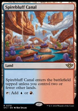 Spirebluff Canal - Outlaws of Thunder Junction (Rare) [OTJ-270]