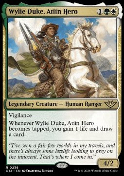 Wylie Duke, Atiin Hero - Outlaws of Thunder Junction (Rare) [OTJ-239]