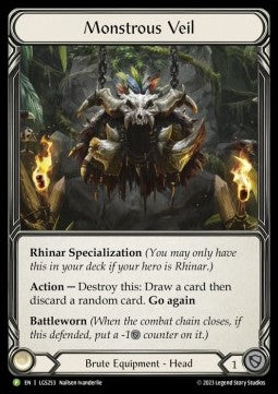 Monstrous Veil (Cold Foil) - LGS Promos (Promo) [LGS-253]