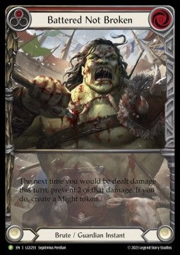 Battered not Broken (Extended Art Rainbow Foil) - LGS Promos (Promo) [LGS-255]