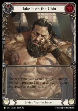 Take it on the Chin (Extended Art Rainbow Foil) - LGS Promos (Promo) [LGS-256]