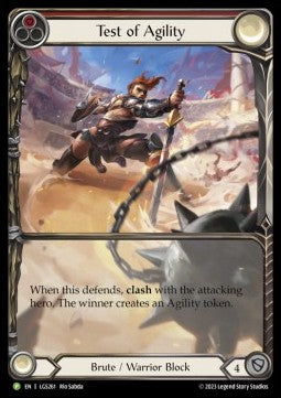 Test of Agility (Extended Art Rainbow Foil) - LGS Promos (Promo) [LGS-261]