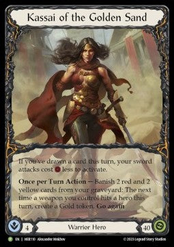 Kassai of the Golden Sand (Rainbow Foil) - Hero Promos (Promo) [HER-110]