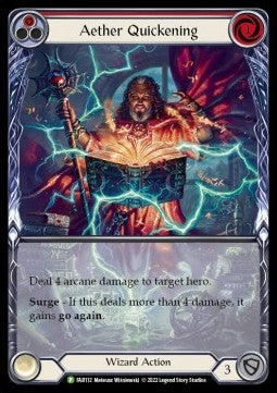 Aether Quickening (Red) (Extended Art Rainbow Foil) - FAB Promos (Promo) [FAB-112]
