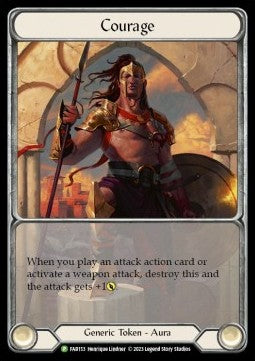 Courage (Extended Art Cold Foil) - FAB Promos (Promo) [FAB-153]