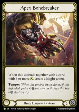 Apex Bonebreaker (Cold Foil Golden) - FAB Promos (Promo) [FAB-179]