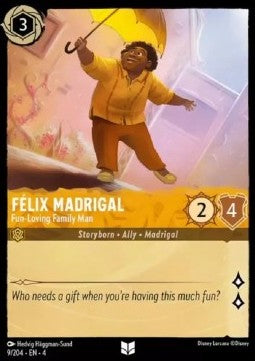 Félix Madrigal - Fun-Loving Family Man - Ursula's Return (Uncommon) [4URS-9]