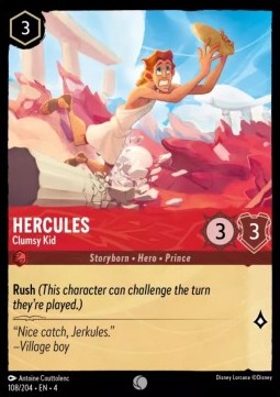 Hercules - Clumsy Kid - Ursula's Return (Common) [4URS-108]