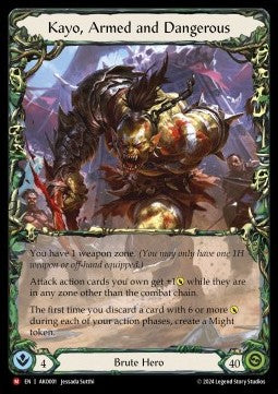 Kayo, Armed and Dangerous (Regular) - Armory Deck: Kayo (Majestic) [AKO-001]