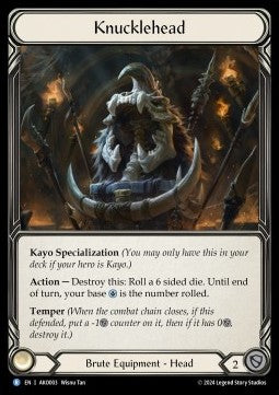 Knucklehead (Regular) - Armory Deck: Kayo (Rare) [AKO-003]
