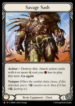 Savage Sash (Rainbow Foil) - Armory Deck: Kayo (Majestic) [AKO-004]