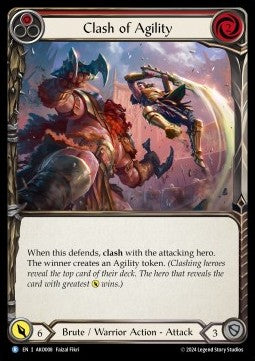 Clash of Agility (Red) (Regular) - Armory Deck: Kayo (Rare) [AKO-008]