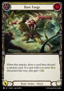 Bare Fangs (Yellow) (Regular) - Armory Deck: Kayo (Common) [AKO-016]