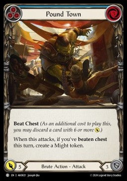Pound Town (Blue) (Regular) - Armory Deck: Kayo (Common) [AKO-021]