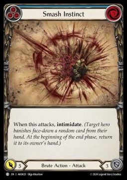 Smash Instinct (Blue) (Regular) - Armory Deck: Kayo (Common) [AKO-025]