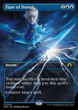 Flare of Denial (V.1) - Modern Horizons 3: Extras (Rare) [XMH3-326]