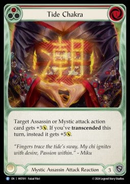 Tide Chakra (Red) (Regular) - Part the Mistveil (Rare) [MST-011]