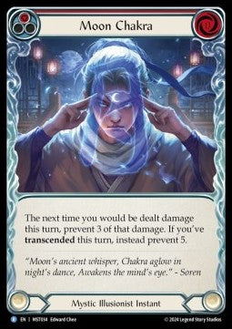 Moon Chakra (Red) (Rainbow Foil) - Part the Mistveil (Rare) [MST-034]