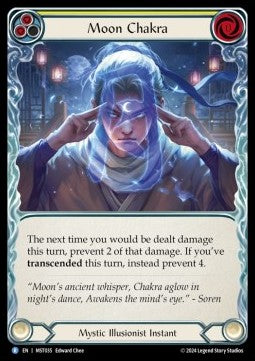 Moon Chakra (Yellow) (Rainbow Foil) - Part the Mistveil (Rare) [MST-035]