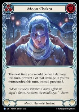 Moon Chakra (Blue) (Regular) - Part the Mistveil (Rare) [MST-036]
