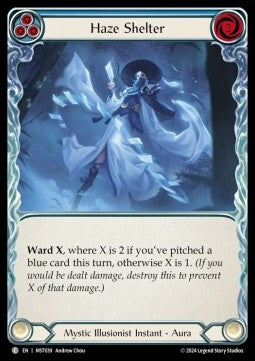 Haze Shelter (Blue) (Regular) - Part the Mistveil (Common) [MST-039]