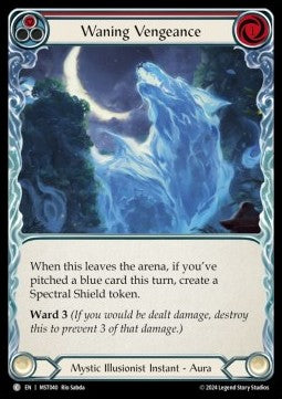 Waning Vengeance (Red) (Regular) - Part the Mistveil (Common) [MST-040]