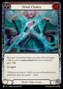 Wind Chakra (Red) (Regular) - Part the Mistveil (Rare) [MST-054]