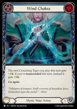 Wind Chakra (Blue) (Rainbow Foil) - Part the Mistveil (Rare) [MST-056]