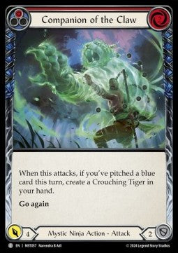 Companion of the Claw (Red) (Regular) - Part the Mistveil (Common) [MST-057]