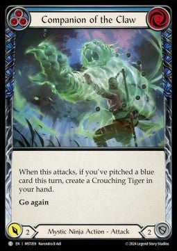 Companion of the Claw (Blue) (Regular) - Part the Mistveil (Common) [MST-059]